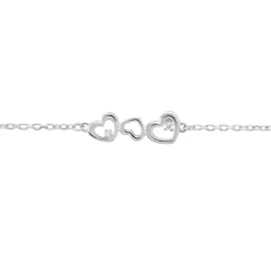 Discount Histoire d'Or Bracelet Yolaine Argent Blanc Oxyde De Zirconium