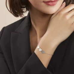 New Histoire d'Or Bracelet Yrina Argent Blanc