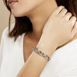 Discount Histoire d'Or Bracelet Yupiti acier blanc