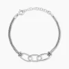 New Histoire d'Or Bracelet Yutan Argent Blanc