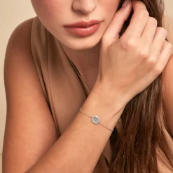 New Histoire d'Or Bracelet Zea Argent Blanc Nacre argent blanc nacre blanc