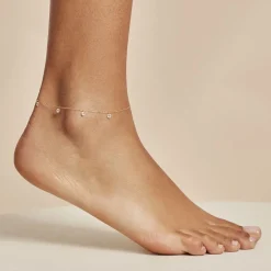 Histoire d'Or Chaine De Cheville Or Jaune Leucitica Oxydes De Zirconium* Autres Bijoux|Bracelets