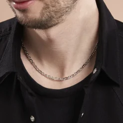 Histoire d'Or Chaine Piato Argent Blanc* Colliers|Colliers