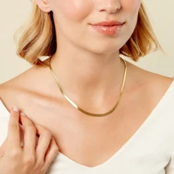 Histoire d'Or Chaine Prestance Acier Jaune* Colliers|Colliers