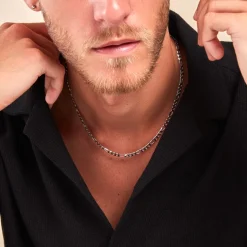 Hot Histoire d'Or Chaine Vivian Argent Blanc