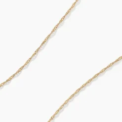 Hot Histoire d'Or Chaîne Alicianeae Maille Singapour Or Jaune