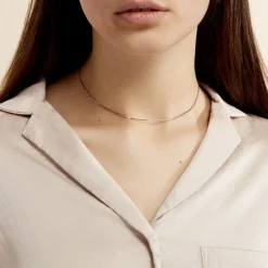 Histoire d'Or Chaîne Alyze Argent Blanc* Colliers|Ras De Cou