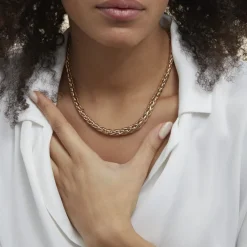 Discount Histoire d'Or Chaîne Avelyne Plaqué Or Jaune