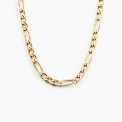 Histoire d'Or Chaîne Bixente Maille Alternee 1/3 Plaqué Or Jaune* Colliers|Colliers