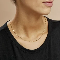 Discount Histoire d'Or Chaîne Camelie Maille Lumina Or Jaune
