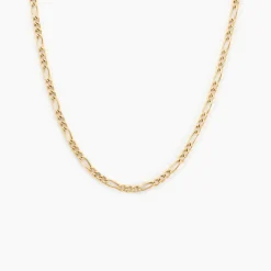 New Histoire d'Or Chaîne Cameo Maille Alternee 1/3 or jaune