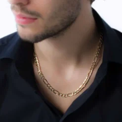 Histoire d'Or Chaîne Cameo Maille Alternee 1/3 Or Jaune* Colliers|Colliers