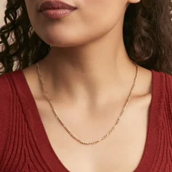 Histoire d'Or Chaîne Cameo Maille Alternee 1/3* Colliers|Colliers