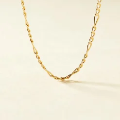 Hot Histoire d'Or Chaîne Cameo Maille Alternee 1/3 or jaune