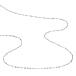 Histoire d'Or Chaîne Claudine Maille Forçat Argent Blanc