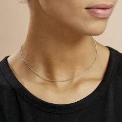 Histoire d'Or Chaîne Clementine Argent Blanc