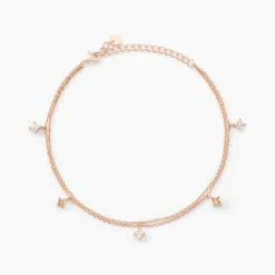 Histoire d'Or Chaîne De Cheville Heidi De Zirconium* Autres Bijoux|Bracelets