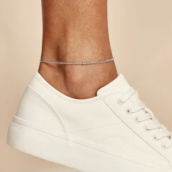 Best Histoire d'Or Chaîne De Cheville Marie-nicaise Argent Blanc