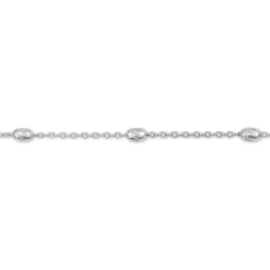 Discount Histoire d'Or Chaîne De Cheville Millia Argent Blanc