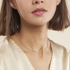 Histoire d'Or Chaîne Geva Argent Blanc* Colliers|Colliers