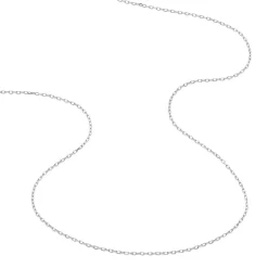 Online Histoire d'Or Chaîne Igoa Maille Forçat Diamantee Or Blanc