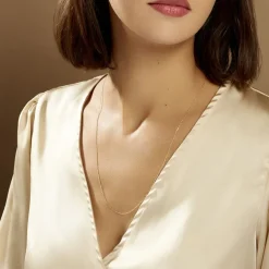 Histoire d'Or Chaîne Igoa Maille Forçat Diamantee Or Jaune* Colliers|Colliers