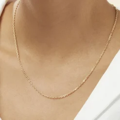 Histoire d'Or Chaîne Igoa Maille Forçat Diamantee Or Jaune* Colliers|Colliers