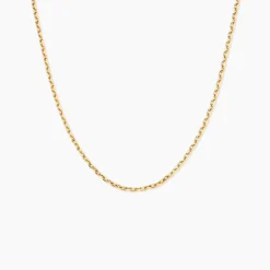 Histoire d'Or Chaîne Igoa Maille Forçat Diamantee Or Jaune