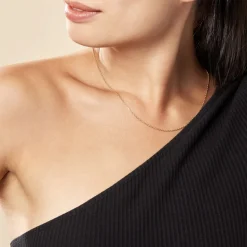 Discount Histoire d'Or Chaîne Igoa Maille Forçat Diamantee Or Jaune