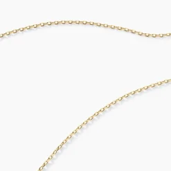 Online Histoire d'Or Chaîne Igoa Maille Forçat Diamantee Or Jaune