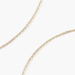 Online Histoire d'Or Chaîne Igoa Maille Forçat Diamantee Or Jaune