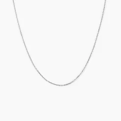 Outlet Histoire d'Or Chaîne Igoa Maille Forçat Diamantee or blanc