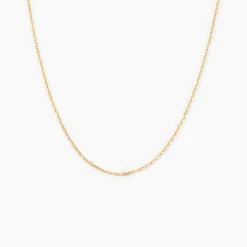 Histoire d'Or Chaîne Igoa Maille Forçat Diamantee Or Jaune