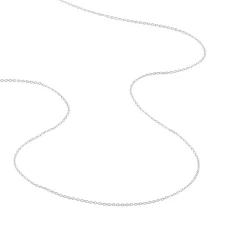 Histoire d'Or Chaîne Ilan Maille Forçat Ronde Or Blanc* Colliers|Colliers