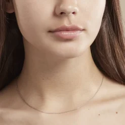 Histoire d'Or Chaîne Ilda Maille Forçat Limee Or Blanc* Colliers|Colliers