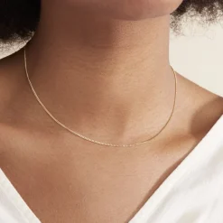 Histoire d'Or Chaîne Imad Maille Gourmette* Colliers|Colliers