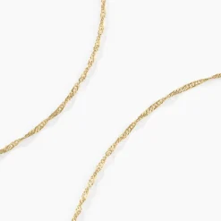 Histoire d'Or Chaîne Imanie Maille Singapour Or Jaune* Colliers|Colliers