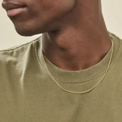 Histoire d'Or Chaîne Ixia Maille Gourmette Diamantee Or Jaune