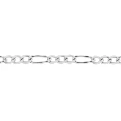 Histoire d'Or Chaîne Judicaelle Maille Alternée 1/3 Or Blanc* Colliers|Colliers