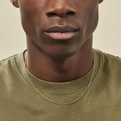 Histoire d'Or Chaîne Keyssie Maille Forçat Diamantée Or Jaune* Colliers|Colliers