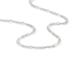 Histoire d'Or Chaîne Lyndsayae Maille Alternée 1/3 Argent Blanc* Colliers|Colliers