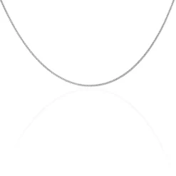 Histoire d'Or Chaîne Maille Gourmette Or Blanc* Colliers|Colliers