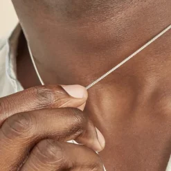 Histoire d'Or Chaîne Maille Gourmette Or Blanc* Colliers|Colliers