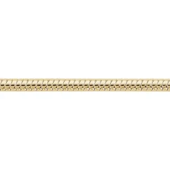 New Histoire d'Or Chaîne Norma Maille Queue De Souris Plaque Or Jaune