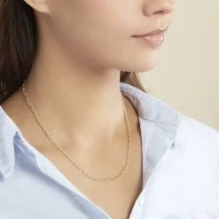 Discount Histoire d'Or Chaîne Ophelio Maille Alternee 1/1 Or Jaune