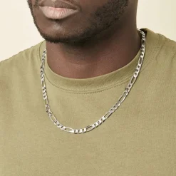 New Histoire d'Or Chaîne Vivian Maille Alternee 1/3 Argent Blanc