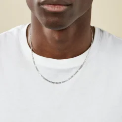 Histoire d'Or Chaîne Vivian Maille Alternee 1/3 Argent Blanc* Colliers|Colliers