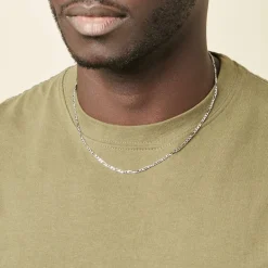 Histoire d'Or Chaîne Vivian Maille Alternee 1/3 Argent Blanc* Colliers|Colliers