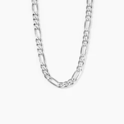 Hot Histoire d'Or Chaîne Vivian Maille Alternee 1/3 Argent Blanc