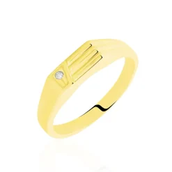 Discount Histoire d'Or Chevaliere Or Jaune Diomedes Diamant
